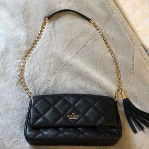 Kate spade black leather purse